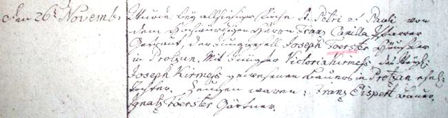 Plik:Akt ślubu Protzan 1811 r.JPG